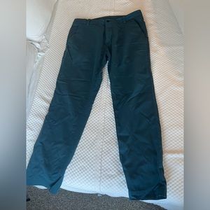 Lululemon Mens ABC Pants Classic Size 34 Blue 30 Inch Inseam